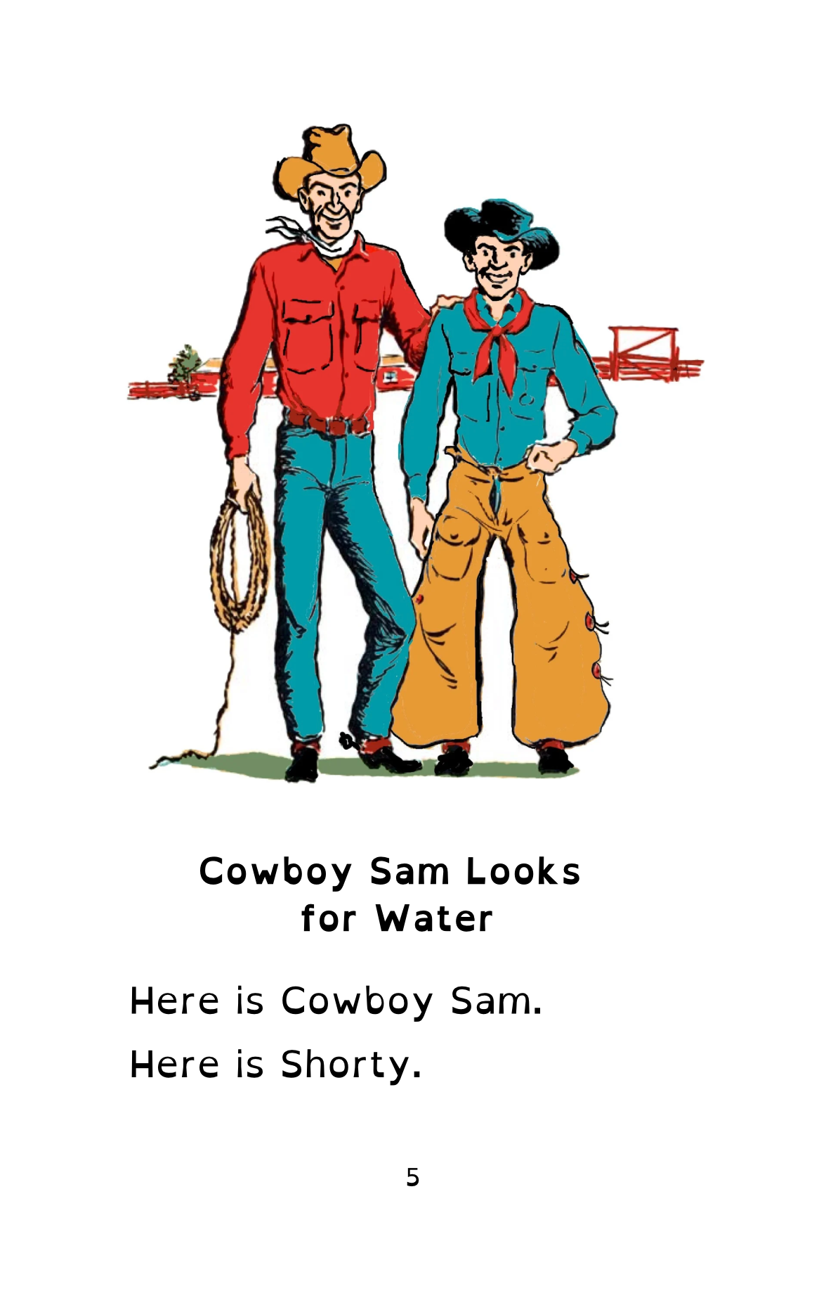 Cowboy Sam and Dandy (Open Dyslexic)